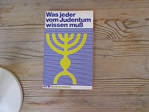 Was jeder vom Judentum wissen muß. Gütersloher Taschenbücher. Siebenstern, 1063.