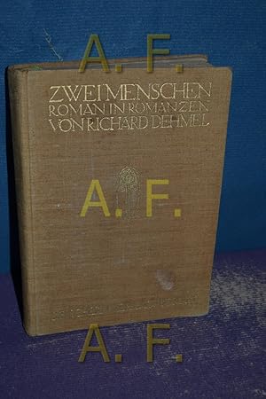 Bild des Verkufers fr Zwei Menschen. Roman in Romanzen. zum Verkauf von Antiquarische Fundgrube e.U.