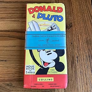 Bild des Verkufers fr Donald & Pluto - Movie Book in 5 Reels zum Verkauf von James M Pickard, ABA, ILAB, PBFA.