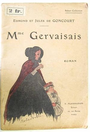 Bild des Verkufers fr Mme gervaisais. collection : select collection n 8 zum Verkauf von crealivres