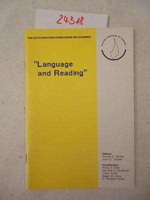 The Sixth Western Symposium on Reading: "Language and Reading"