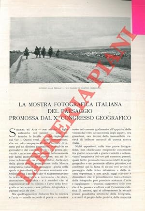 La mostra fotografica italiana del paesaggio promossa dal X Congresso Geografico.