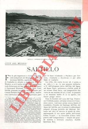 Imagen del vendedor de Citt del Messico. Saltillo. a la venta por Libreria Piani