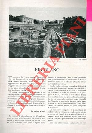 Bild des Verkufers fr Ercolano. zum Verkauf von Libreria Piani