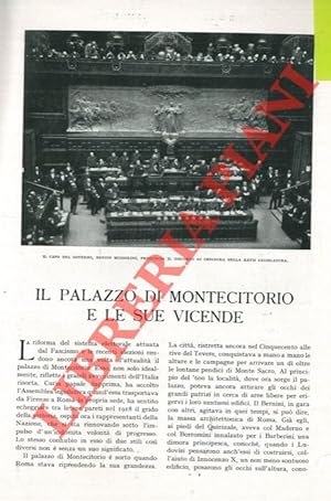 Il Palazzo di Montecitorio e le sue vicende.