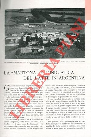 La  Martona  e l'industria del latte in Argentina.