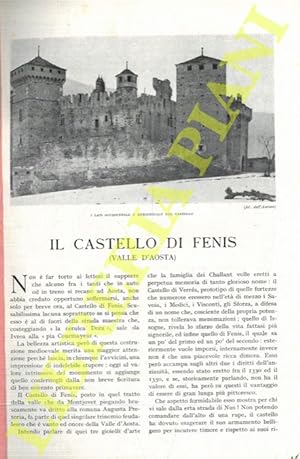 Il castello di Fenis (Valle d'Aosta) .