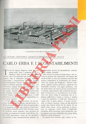 La grande industria chimico-farmaceutica in Italia. Carlo Erba e i suoi stabilimenti.