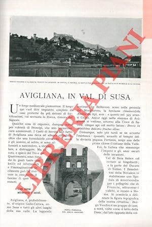 Bild des Verkufers fr Avigliana in Val di Susa. zum Verkauf von Libreria Piani