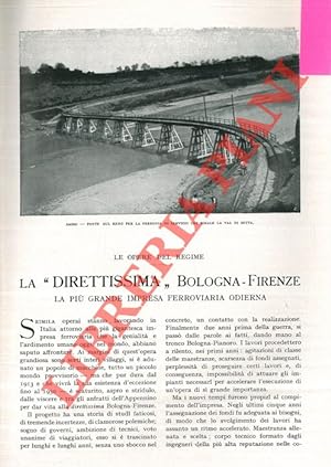 La  Direttissima  Bologna-Firenze. La più grande impresa ferroviaria odierna.
