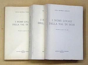I nomi locali della Val di Non. [3 Bde.].