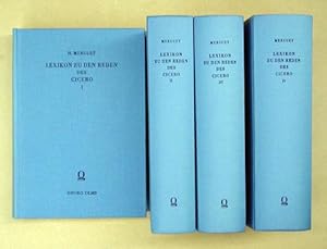 Lexikon zu den Reden des Cicero mit Angabe sämtlicher Stellen. [4 Bde.; Reprint, komplett].