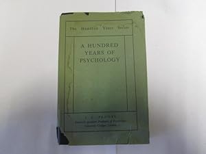 Image du vendeur pour A hundred years of psychology, 1833-1933 mis en vente par Goldstone Rare Books