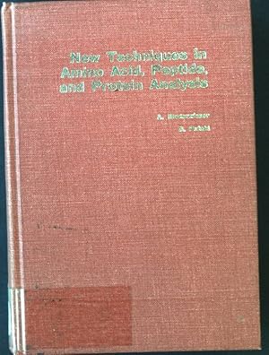 Imagen del vendedor de New Techniques in Amino Acid, Peptide and Protein Analysis a la venta por books4less (Versandantiquariat Petra Gros GmbH & Co. KG)