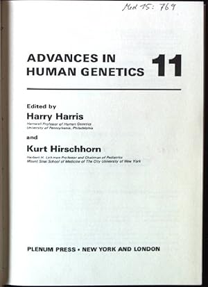 Immagine del venditore per Advances in Human Genetics 11 venduto da books4less (Versandantiquariat Petra Gros GmbH & Co. KG)
