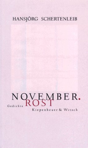 November. Rost : Gedichte.