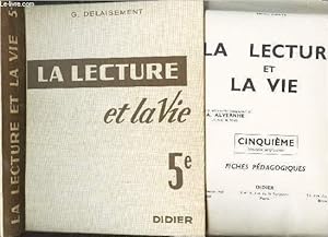 Seller image for LA LECTURE ET LA VIE - CLASSE DE 5. / en 2 VOLUMES : LIVRE + FICHES PEDAGOGIQUES. for sale by Le-Livre