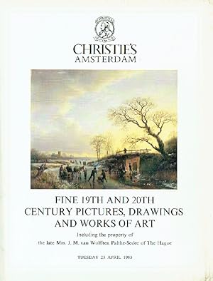 Seller image for Christies April 1985 Fine 19th & 20th Century Pictures, Drawings & Works of Art for sale by thecatalogstarcom Ltd