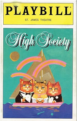 Playbill for "High Society" - Music and Lyrics by Cole Porter