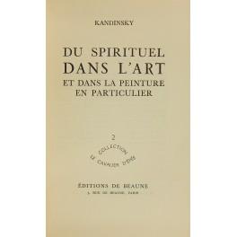 Seller image for Du Spirituel Dans L'Art for sale by Libreria Antiquaria Giulio Cesare di Daniele Corradi