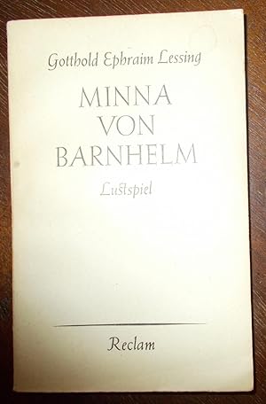 Bild des Verkäufers für Minna von Barnhelm oder Das Soldatenglück: Ein Lustspiel in fünf Aufzügen zum Verkauf von Buchstube Tiffany