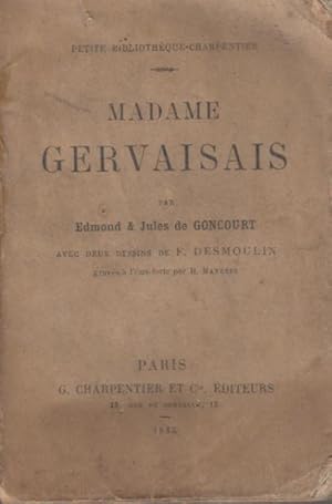 Imagen del vendedor de Madame gervaisais a la venta por crealivres