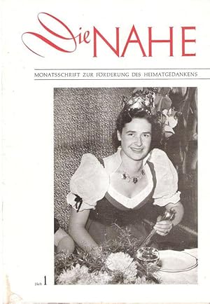 Die Nahe. Monatsschrift zur Förderung des Heimatgedankens. Heft 1. Januar 1954. 1 Jahrgang.