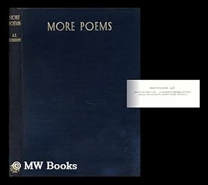 Imagen del vendedor de More Poems a la venta por MW Books Ltd.