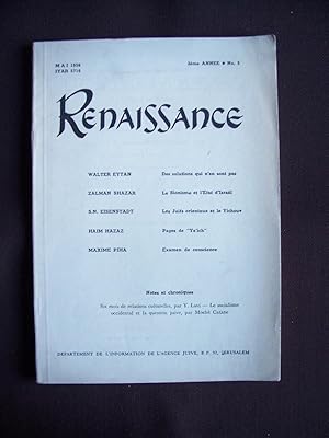 Renaissance - N°5 Mai 1956