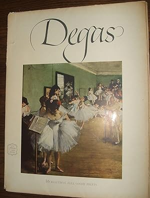 Image du vendeur pour Degas 16 Beautiful Full Color Prints mis en vente par biblioboy