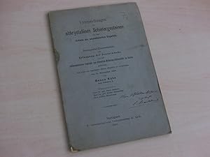 Untersuchungen an altkrystallinen Schiefergesteinen aus dem Gebiete der argentinischen Republik.