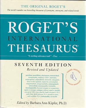 Immagine del venditore per Roget's International Thesaurus Seventh Edition: Revised and Updated venduto da Goulds Book Arcade, Sydney