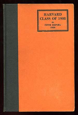 Bild des Verkufers fr Harvard College Class of 1908 Fifth Report 1928 zum Verkauf von Between the Covers-Rare Books, Inc. ABAA
