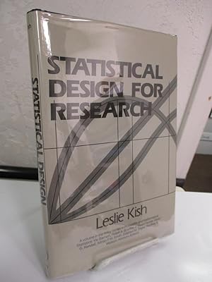 Statistical Design for Research.