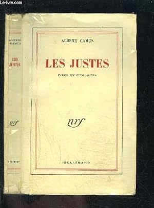 Image du vendeur pour LES JUSTES- PIECE EN CINQ ACTES mis en vente par Le-Livre