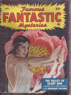 Imagen del vendedor de FAMOUS FANTASTIC MYSTERIES: August, Aug. 1949 a la venta por Books from the Crypt