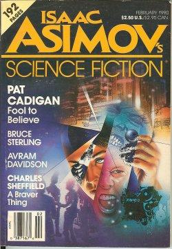 Image du vendeur pour Isaac ASIMOV'S Science Fiction: February, Feb. 1990 mis en vente par Books from the Crypt