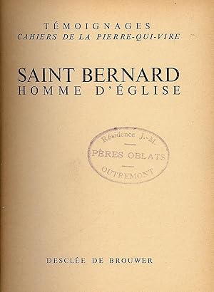 SAINT BERNARD HOMME D'EGLISE