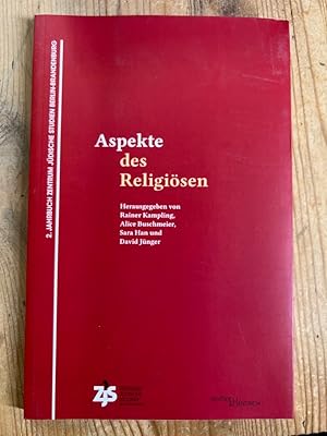 Bild des Verkufers fr 2. Jahrbuch Zentrum Jdische Studien Berlin-Brandenburg: Aspekte des Religisen zum Verkauf von Fundus-Online GbR Borkert Schwarz Zerfa