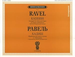 Kaddish. Arranged for Viola and Organ by S. Chebotaryov. With Alto Saxophone part enclosed
