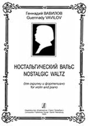 Imagen del vendedor de Nostalgic Waltz for violin and piano a la venta por Ruslania