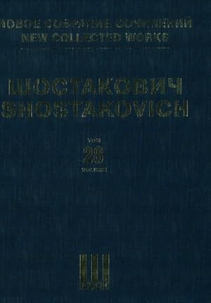 Bild des Verkufers fr New Collected Works of Dmitri Shostakovich. Volume 28. Symphony No. 13. Op. 113. Babi Yar. Piano score zum Verkauf von Ruslania