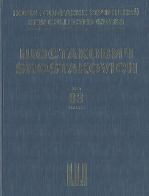 New collected works of Dmitri Shostakovich. Vol. 83. Anti-Formalist Rayok. For Four Basses and Mi...