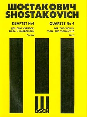 String Quartet No. 4 Op. 83. Book Set of Parts.