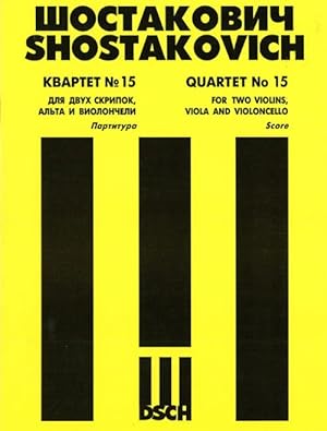 String Quartet No.15. Op. 144. Score.