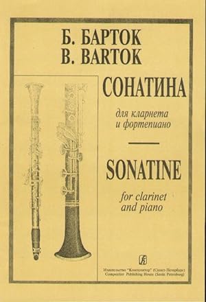 Sonatina for clarinet and piano. Piano score and part