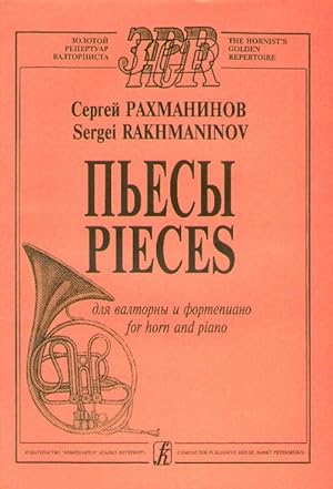Pieces for French horn and piano. Piano score and part