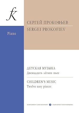 Bild des Verkufers fr Children's Music. Twelve easy pieces for piano ??. 65 zum Verkauf von Ruslania