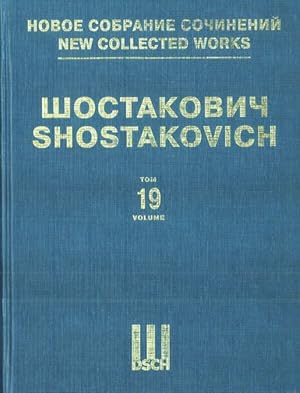 Bild des Verkufers fr New collected works of Dmitri Shostakovich. Vol. 19. Symphony No. 4 opus 43. Author's arrangement for two pianos zum Verkauf von Ruslania