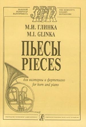 Pieces for French horn and piano. Piano score and part